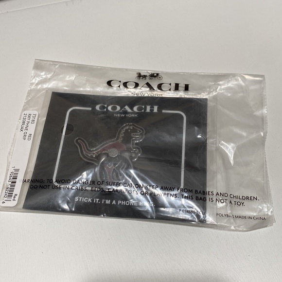 Coach Cell Phones & Accessories Coach Rexy Phone Grip Metal Ring